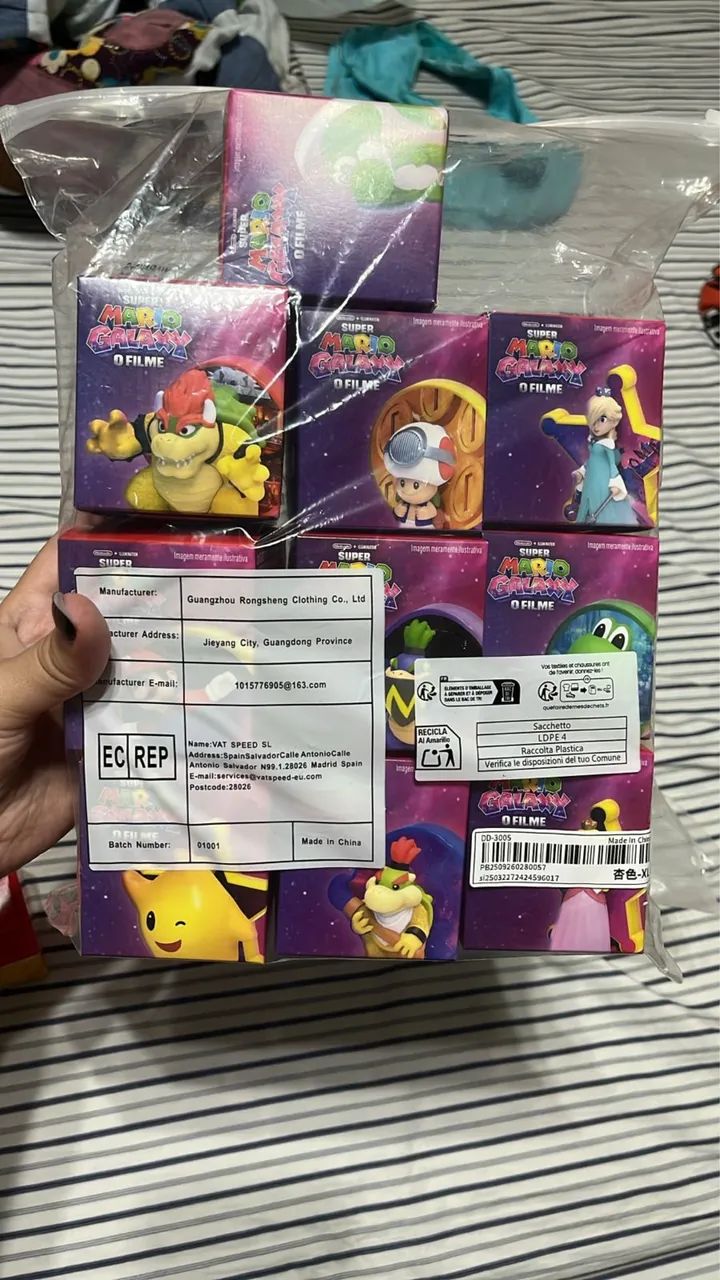 Coleção completa McDonald?s Super Mario Galaxy