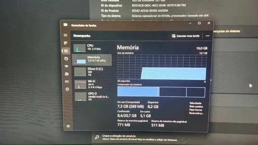 Galaxy Book 3 360 i7 (tela trincada funciona touch) - Foto 5
