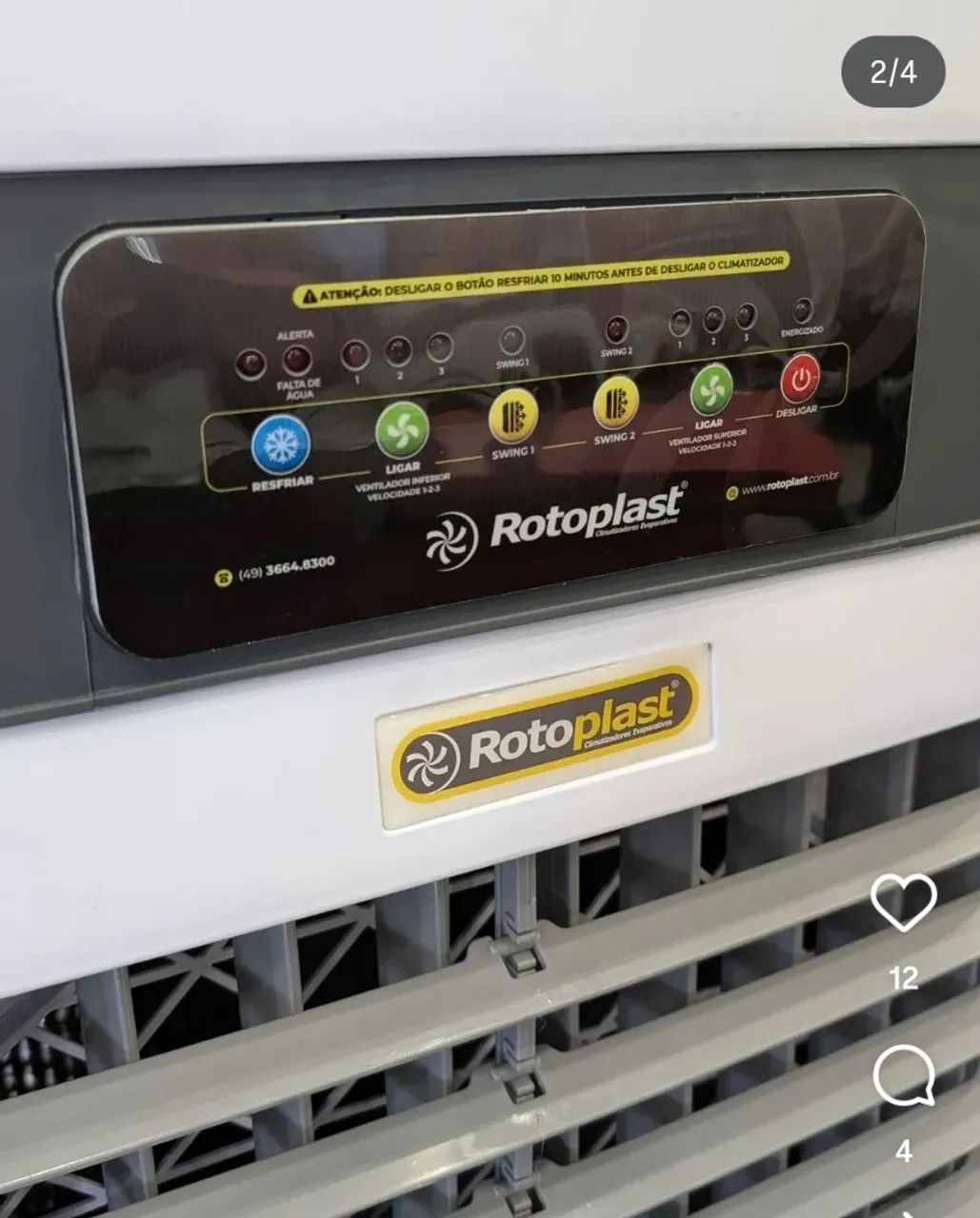 Climatizador duplo 80 litros  - Foto 2