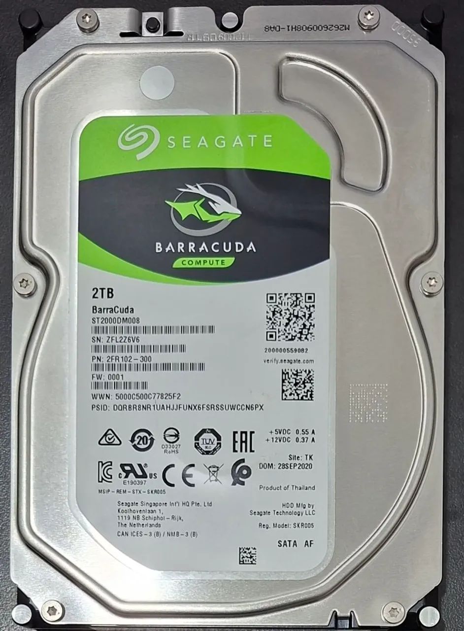 SEAGATE BARRACUDA 2TB  (DUAS UNIDADES)