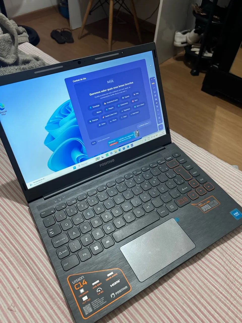Notebook Positivo Vision C14 - Ótimo para estudos e trabalho - Foto 3
