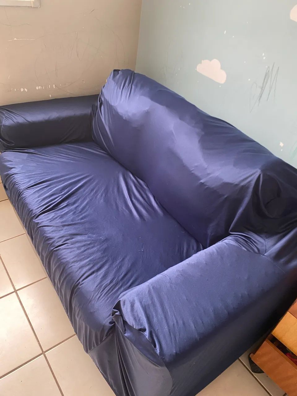 DOAÇÃO - Sofá com capas65566182777218120