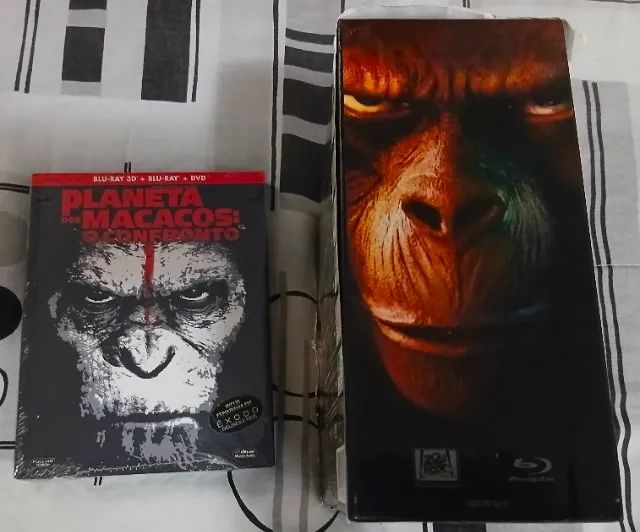 Box Completo Planeta dos Macacos + Planeta dos Macacos(O Confronto)Especial 3D - Foto 2