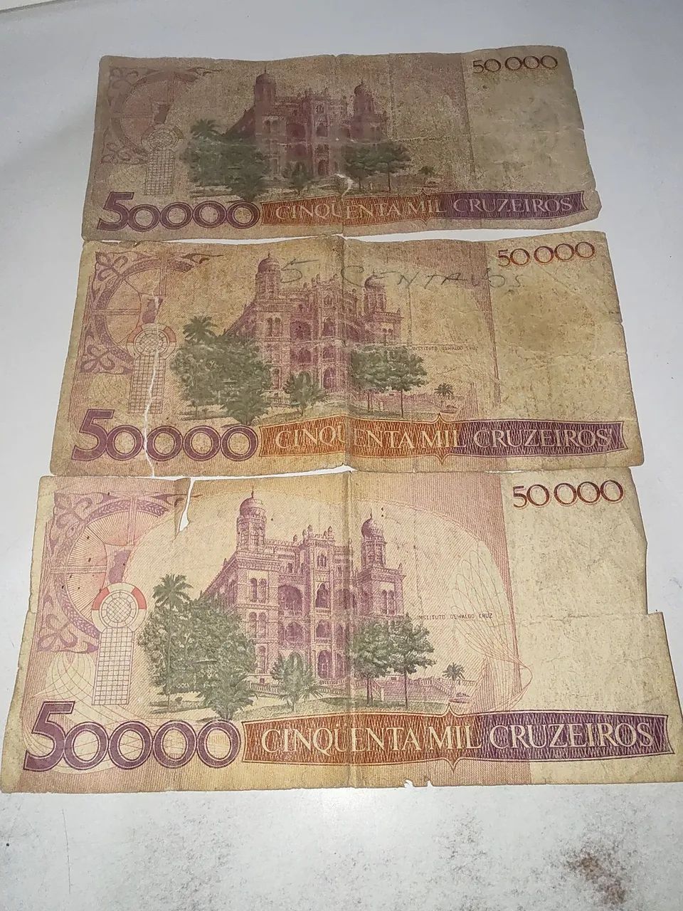 Cédulas antigas 50 cinquenta mil cruzeiros... - Foto 2