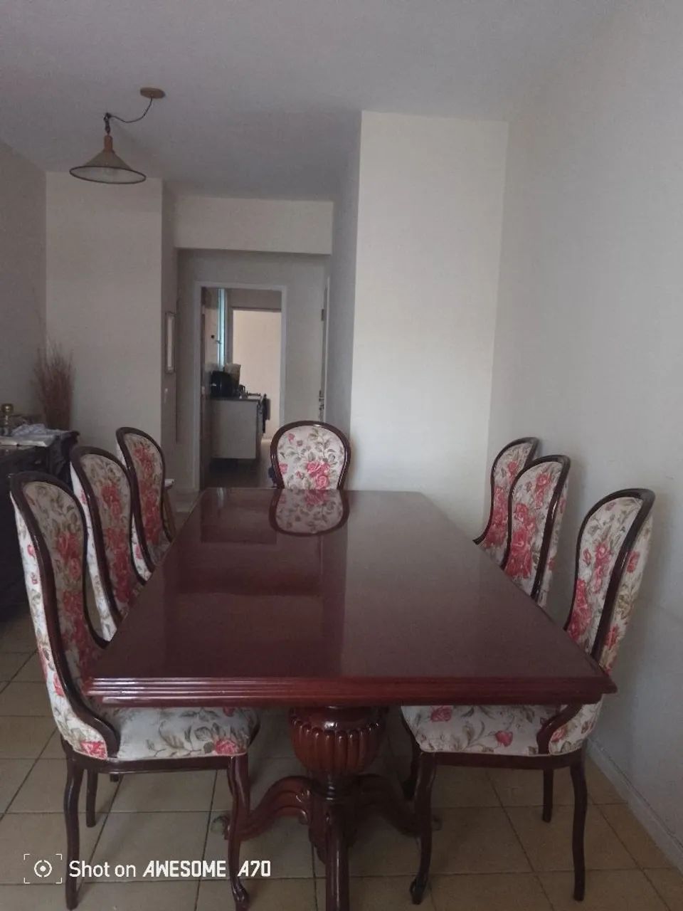MESA DE JANTAR 8 CADEIRAS MOGNO. - Foto 2