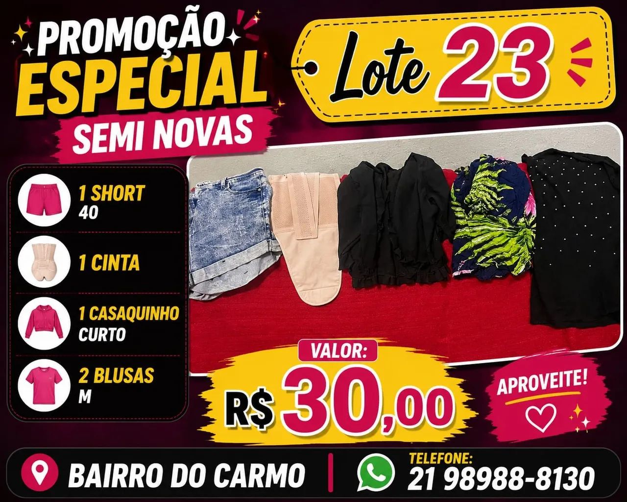 Lotes de Roupas Femininas vários tipos e tamanhos. - Foto 5