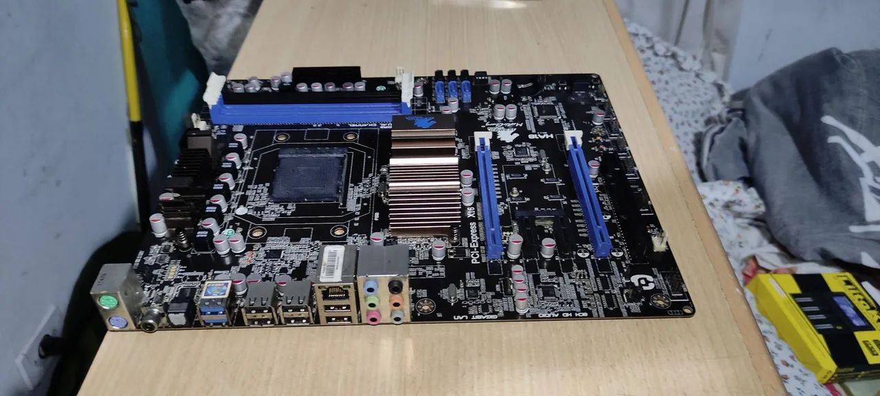 Placa mãe Wise case Ha18pl-990x am3+, fx - Foto 5