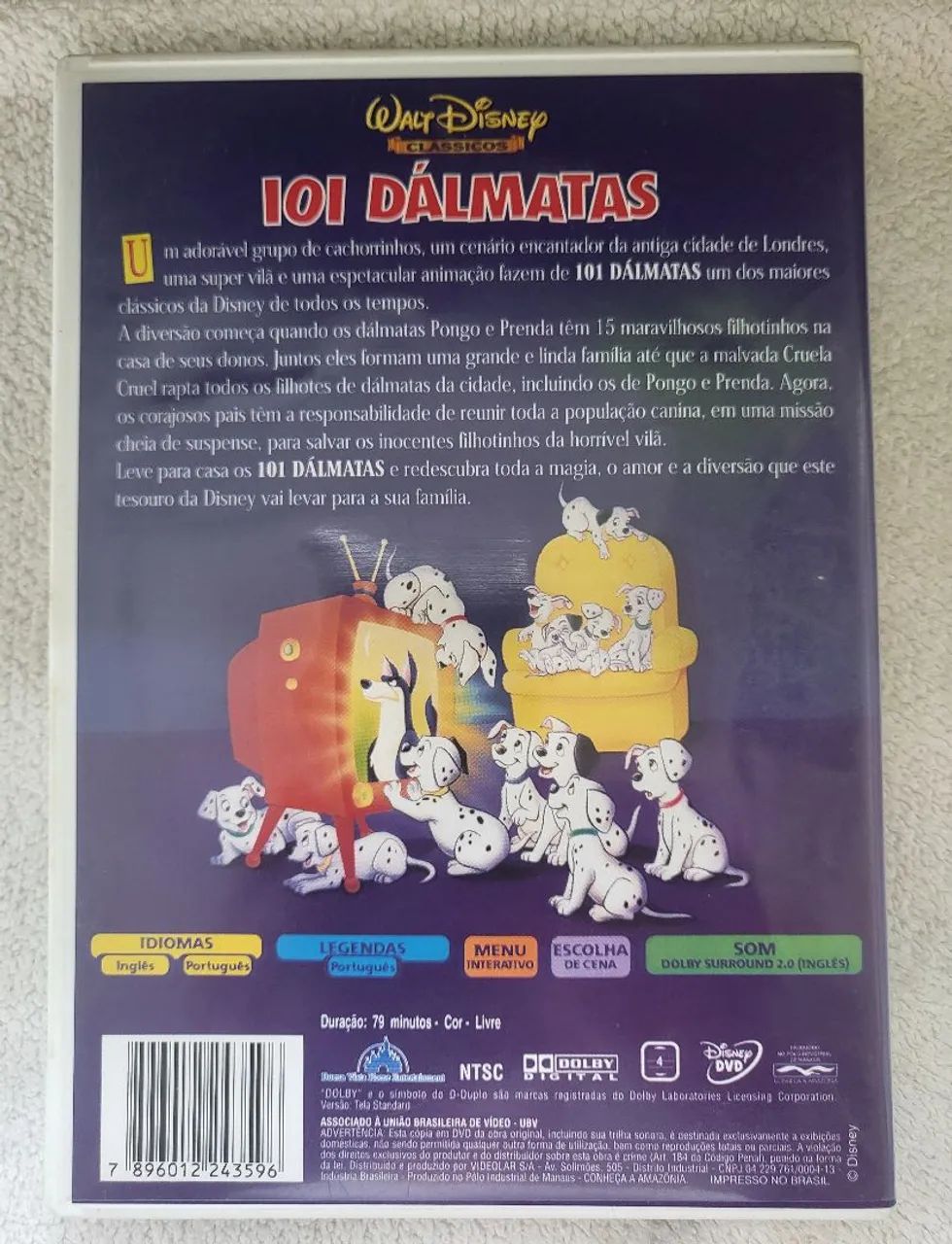DVD 101 DÁLMATAS (EDIÇÃO LIMITADA) - Foto 3