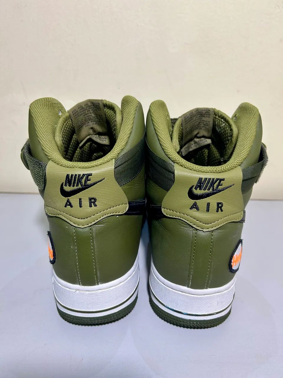 Tênis Nike Air Force 1 High Olive Hoops Pack - Calçados
