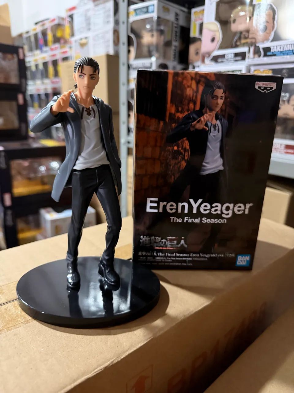 Figure Eren Attack On Titan Lacrada Original 