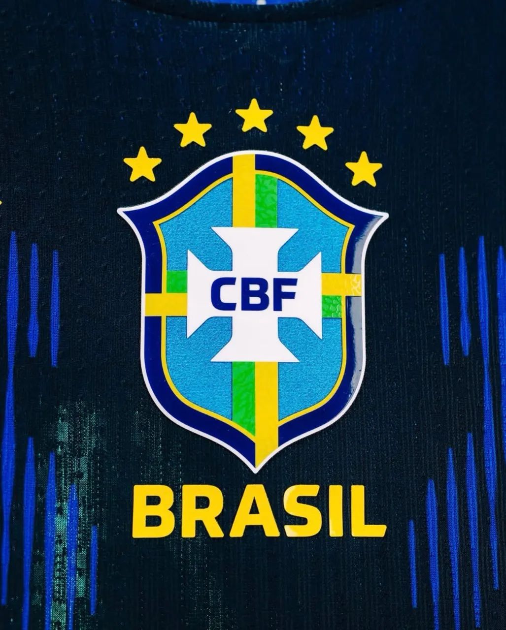 Camisa seleção brasileira II 2026 azul - Foto 2