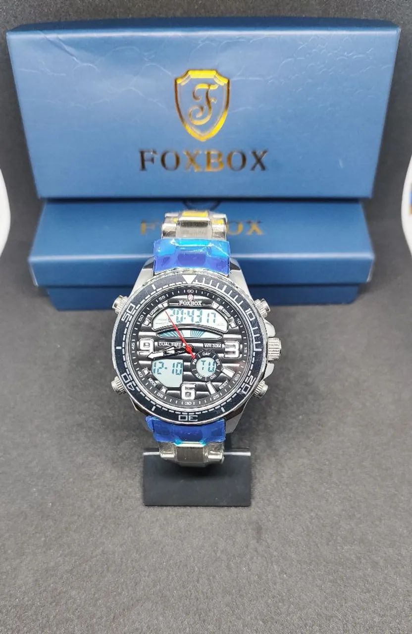 Relógio Foxbox Digital E Analógico Entrega Grátis  - Foto 4