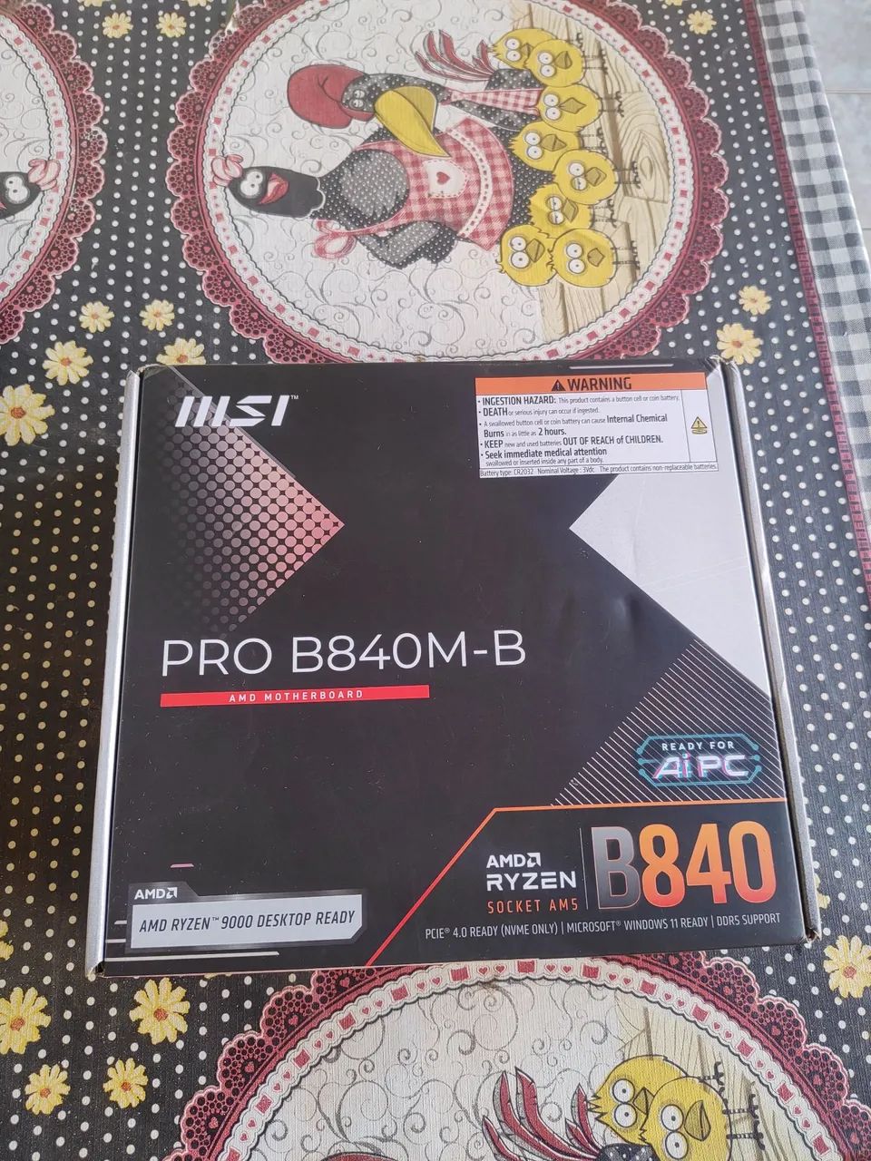 Placa mãe  MSI PRO B840M-B AM5