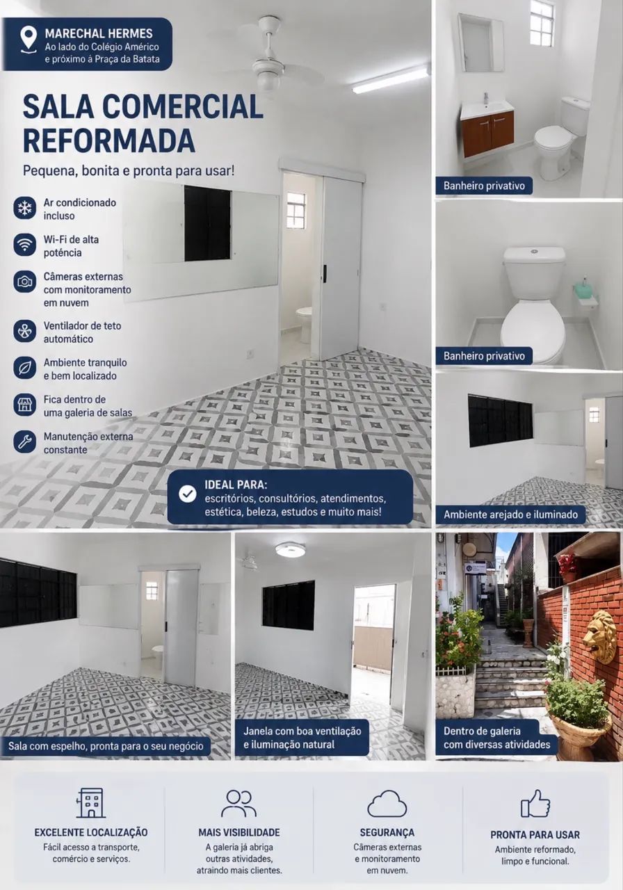 Sala comercial em Marechal Hermes