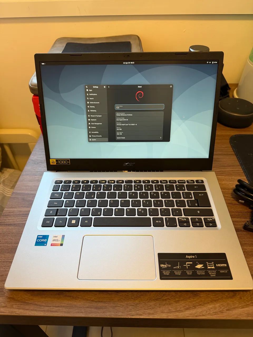 Acer Core i5 14 polegadas - Novo
