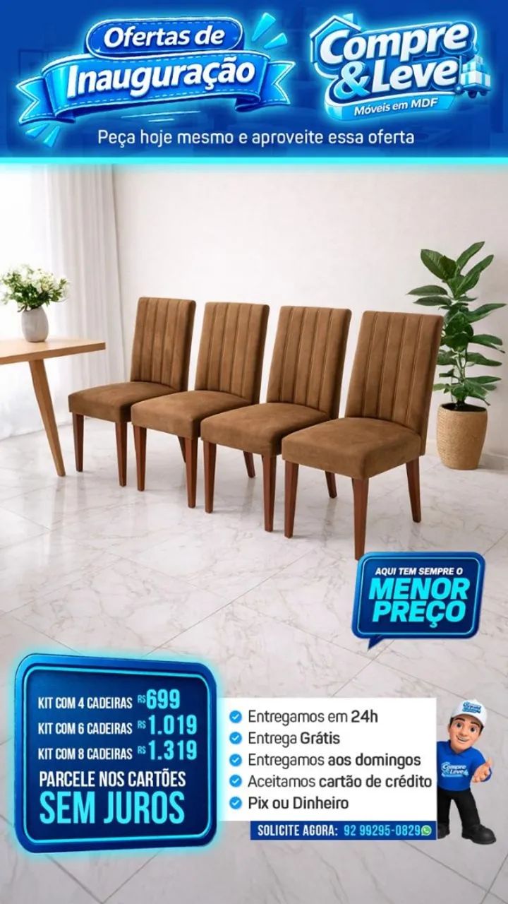 cadeira de jantar // entrega gratis  - Foto 2