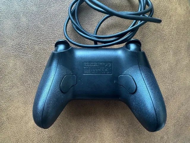 Controle 8bitdo Ultimate Wired Preto USB - Foto 4