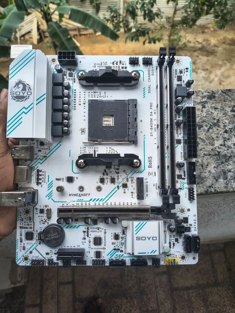Placa mãe b450m d4 soyo