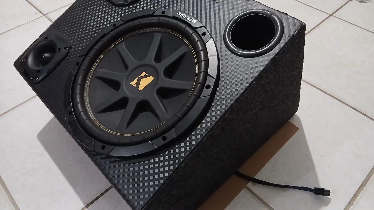 Caixa som/subwoofer kicker importado(USA). - Foto 3