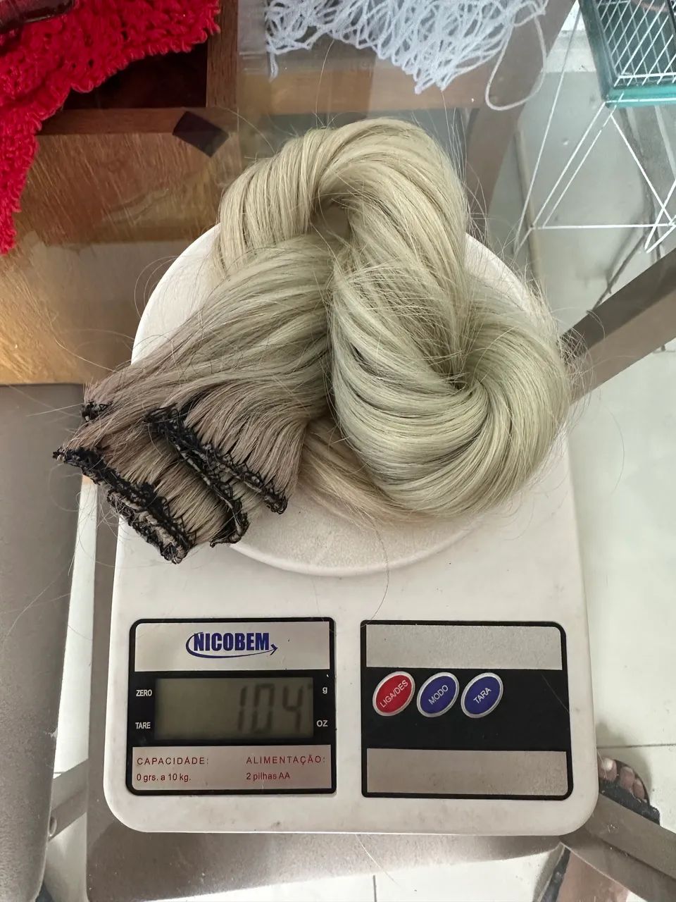 Mega Hair loiro pérola  - Foto 3