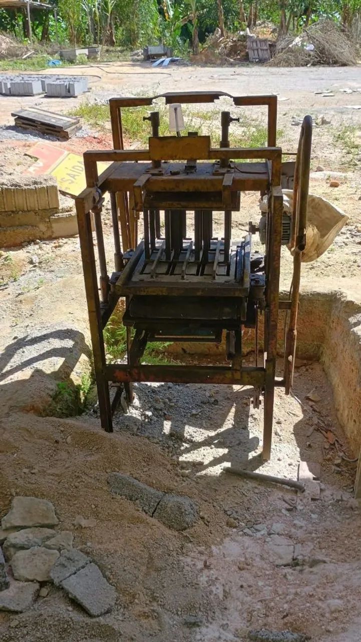 Máquina de bloco concreto R$ 20 mil - Foto 4
