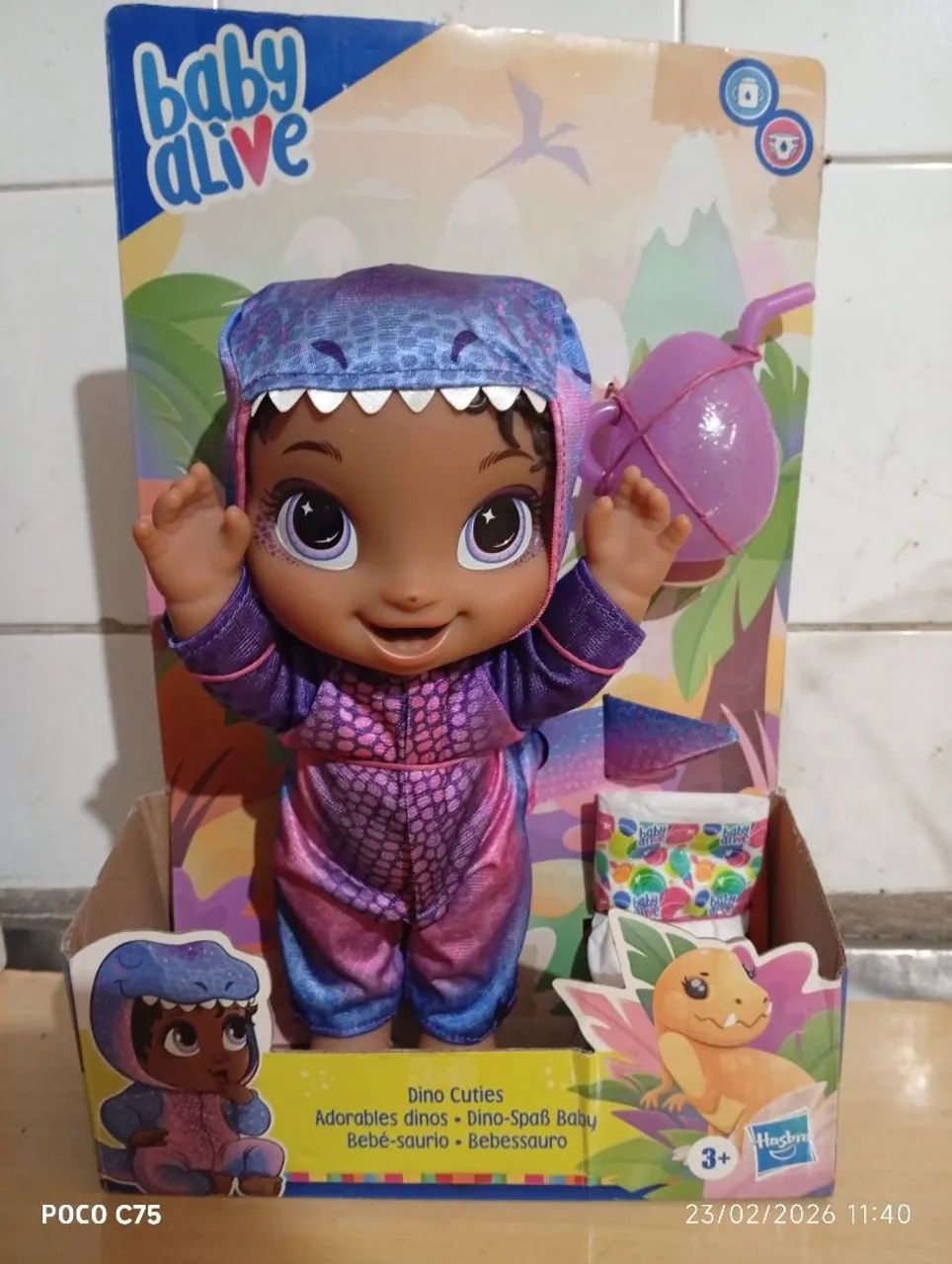 Boneca Baby Alive - Dino Cuties