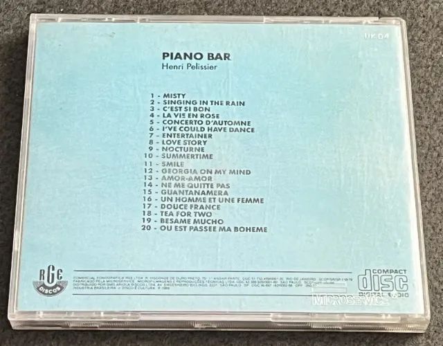 CD - Piano Bar - Henri Pelissier - Foto 3