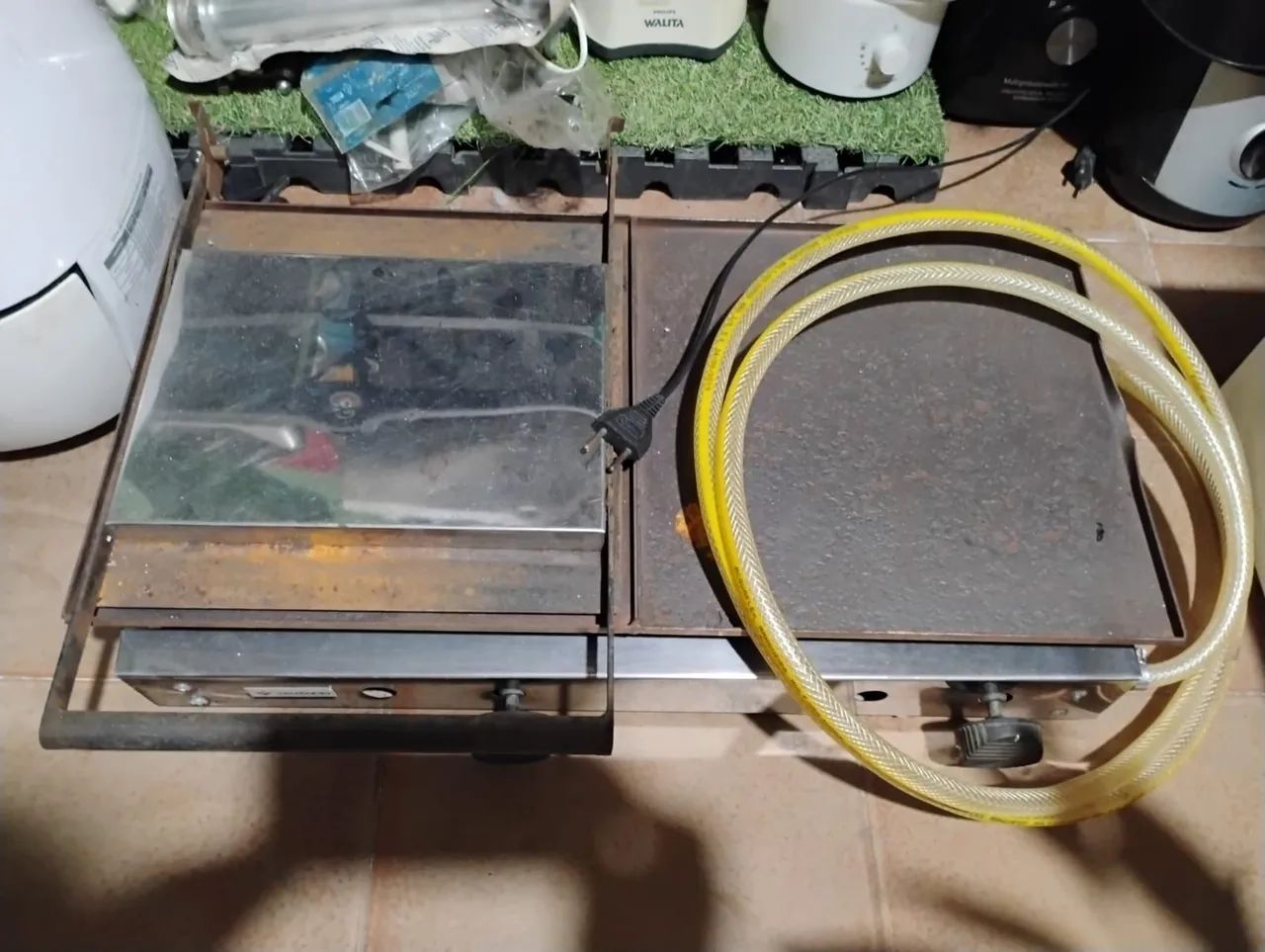 chapa para lanches profissional com prensa  - Foto 2