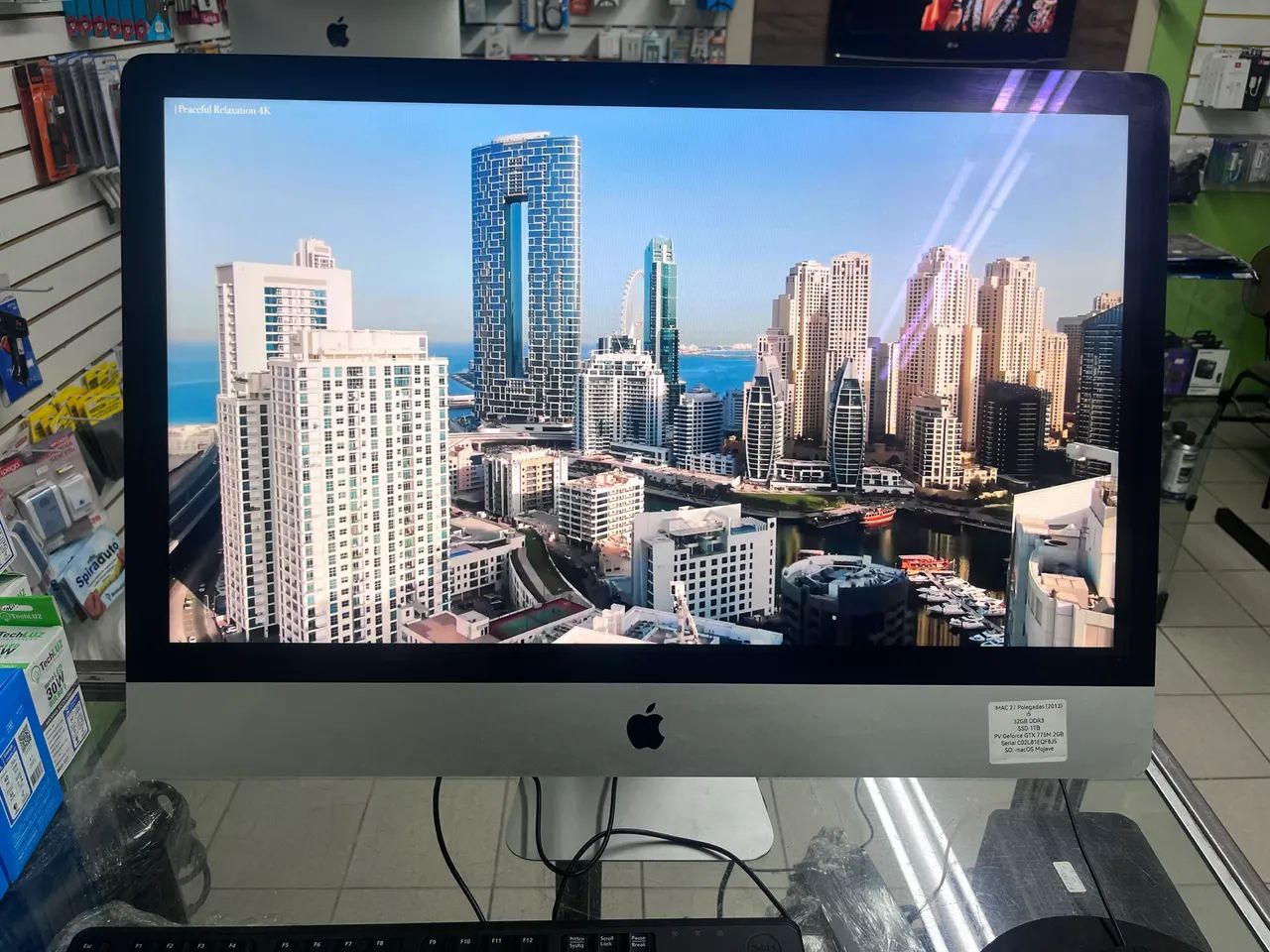 Computador apple Imac tela de  27 polegadas otimo estado sem detalhe 