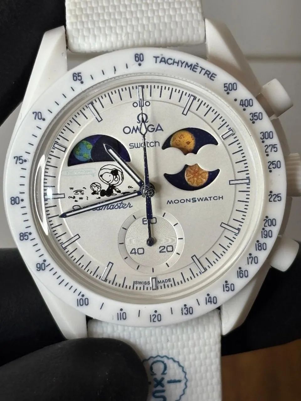 Relógio Omega Speedmaster MoonSwatch - Foto 4
