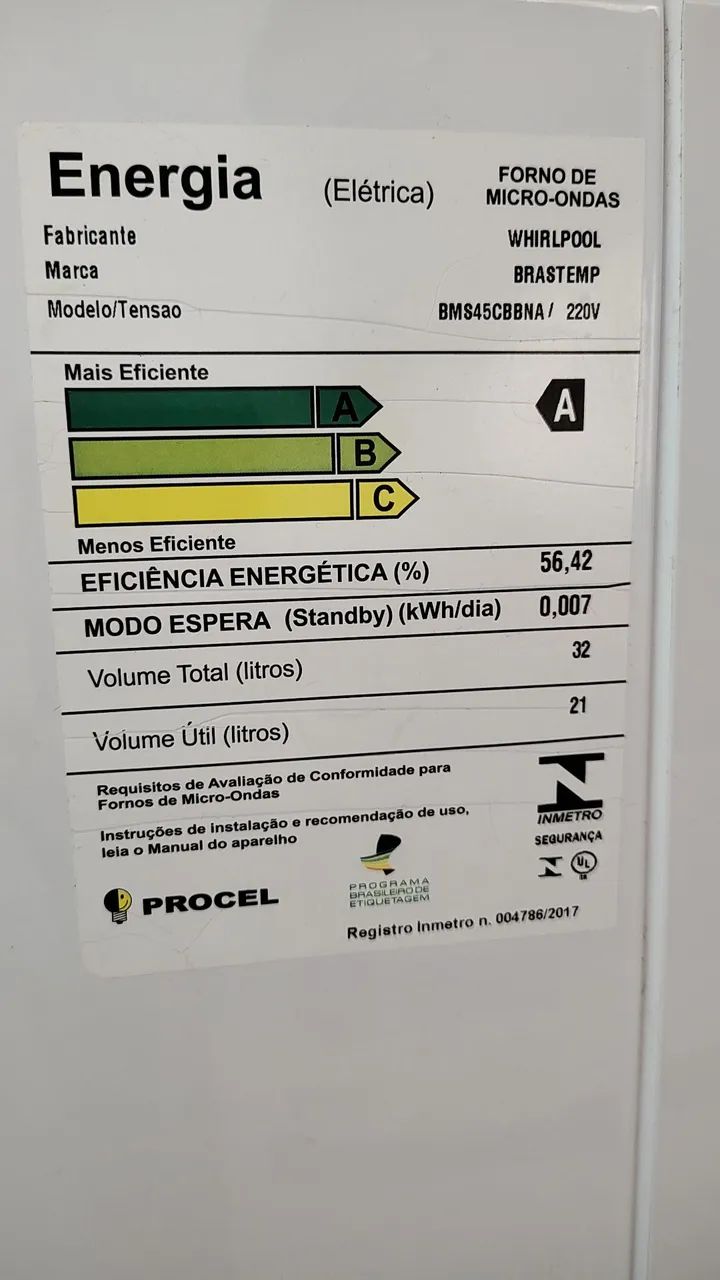 Microondas Brastemp 32 Litros - Foto 5