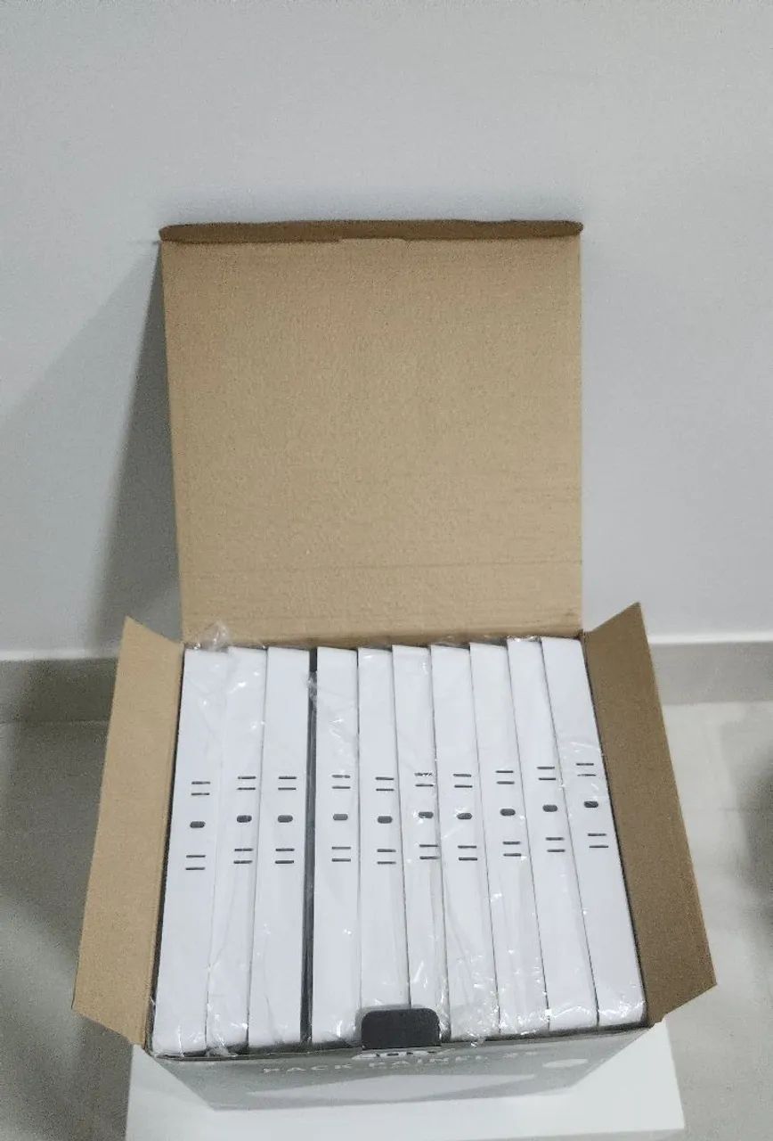 Kit 10 Painéis LED 25W Sobrepor 6500K Branco Frio Bivolt - Foto 3