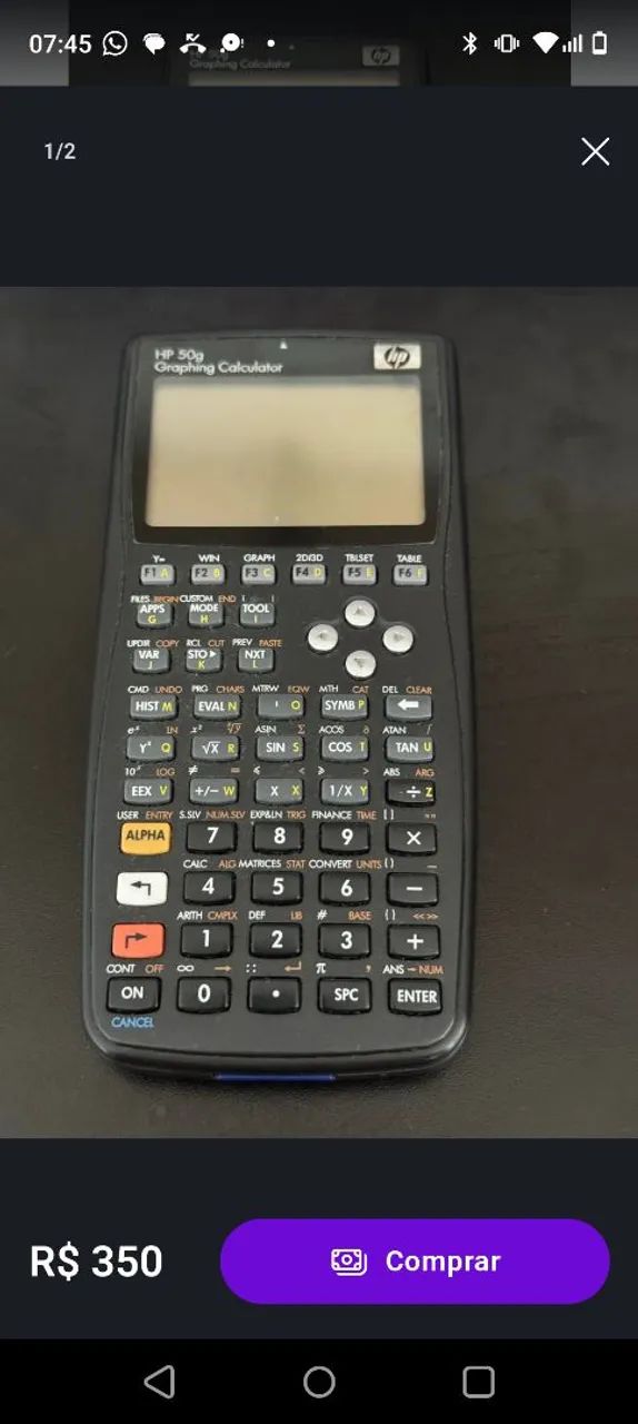 Calculadora HP 50 G 