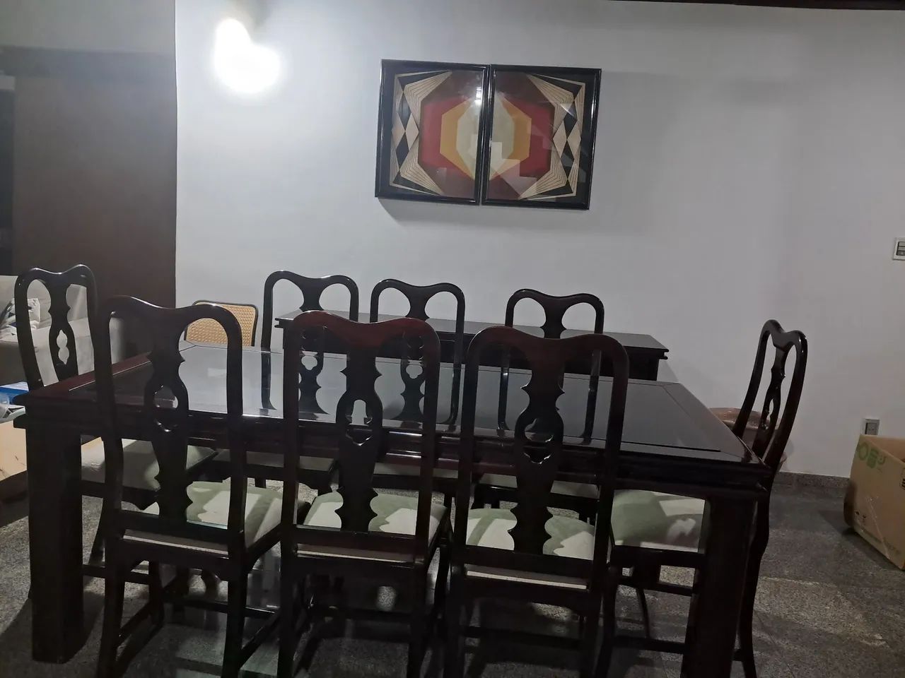 Mesa e cadeiras e buffet - Foto 3