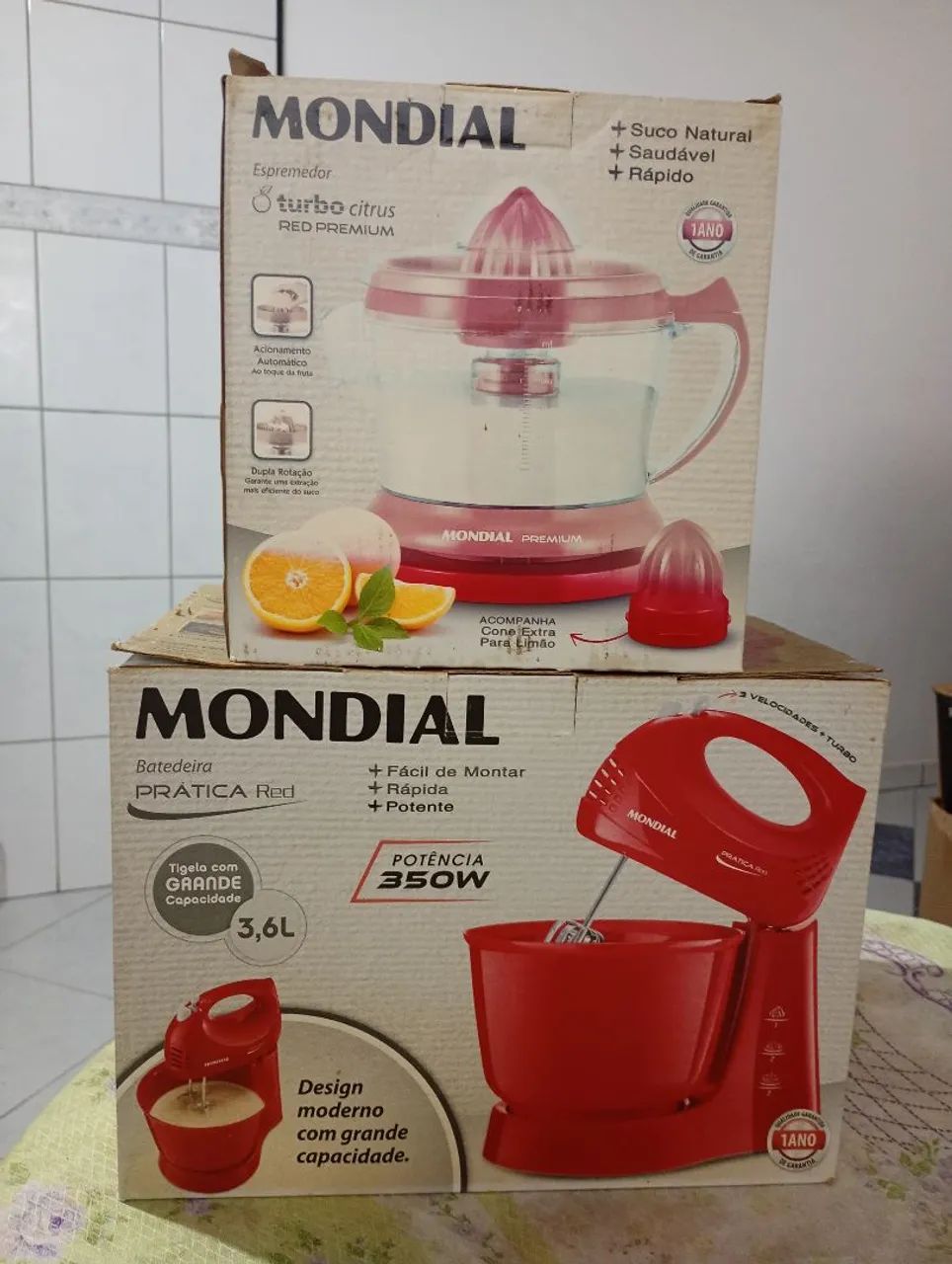 Batedeira e espremedor 