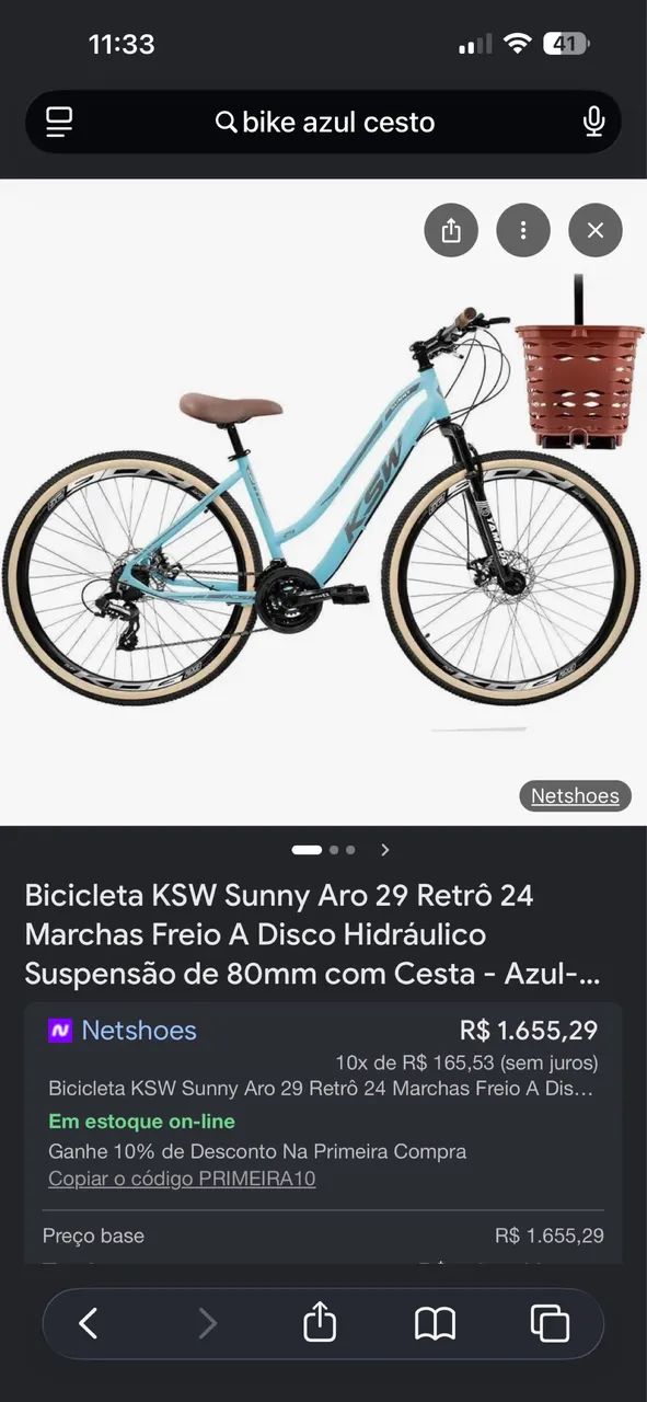 Bike retrô KSW aro 29 24 marchas - Foto 5