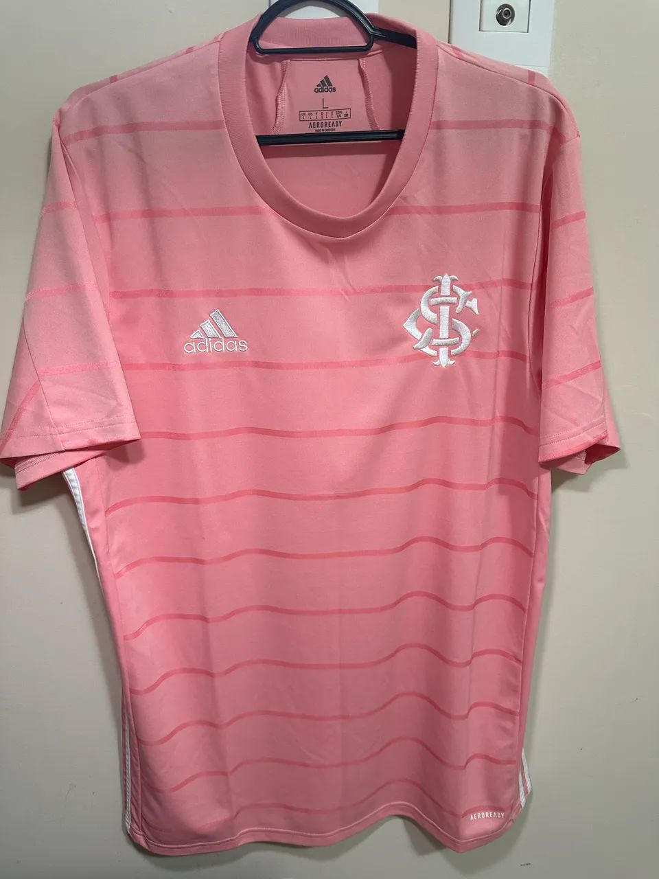 Camisa Internacional adidas outubro Rosa 2021