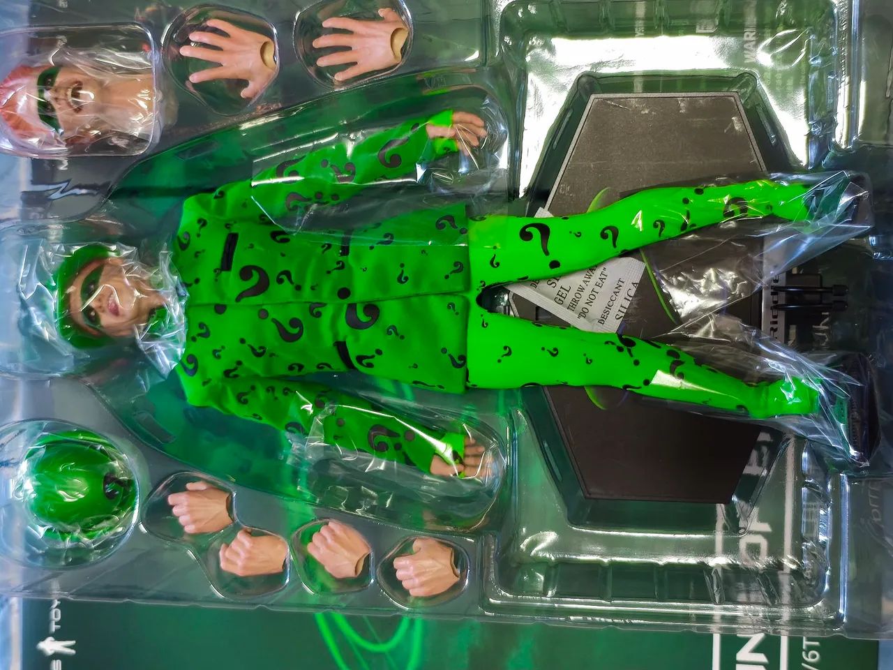 Mars Toys hot The Riddler Charada Batman e Robin Jim Carrey Edward