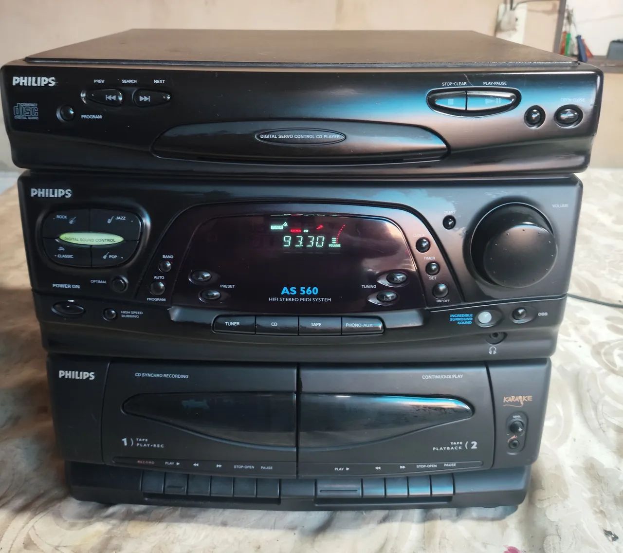 System Philips As560 somente aparelho funcionando tudo perfeitamente  - Foto 4
