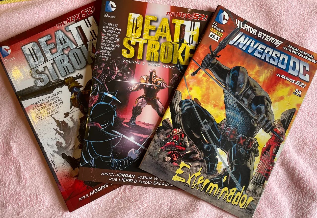 Deathstroke Set com 3 Hqs Dc Comics