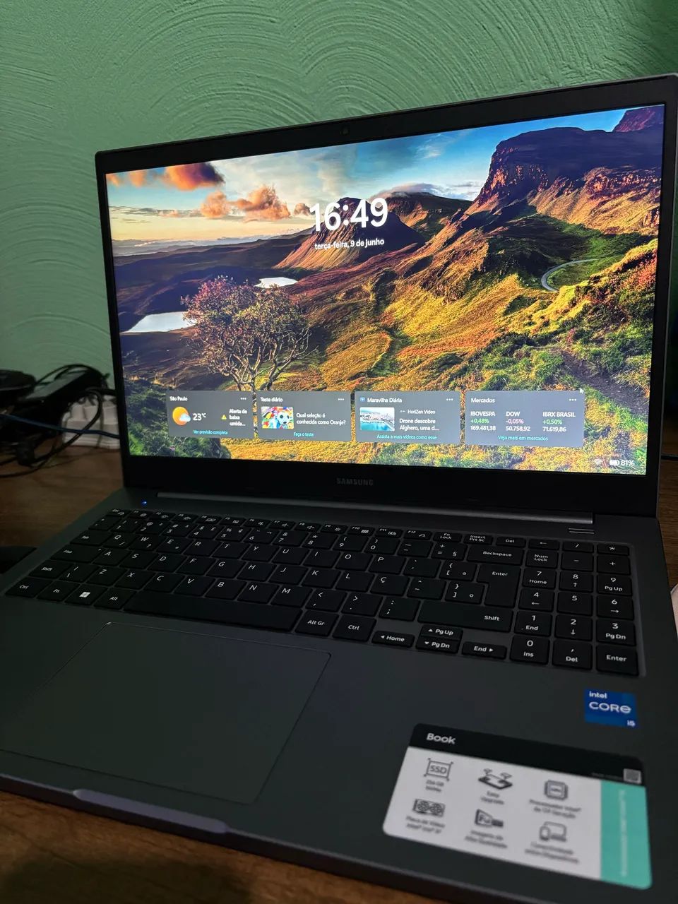 Notebook Samsung Galaxy Book 4 I5 8GB de RAM 256GB SSD - Foto 2