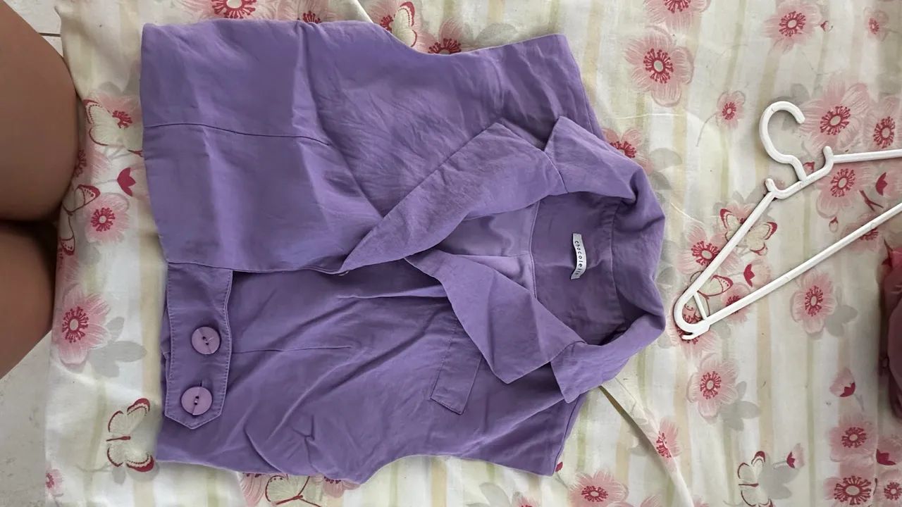Blusa croped chocoleite