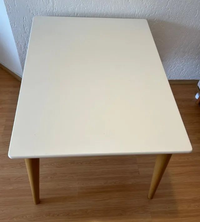 Mesa de Jantar Retangular Branca - Foto 3