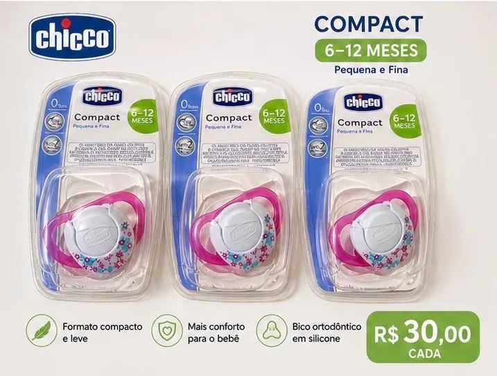 Chupetas Novas Philips Avent e Chico - Foto 4