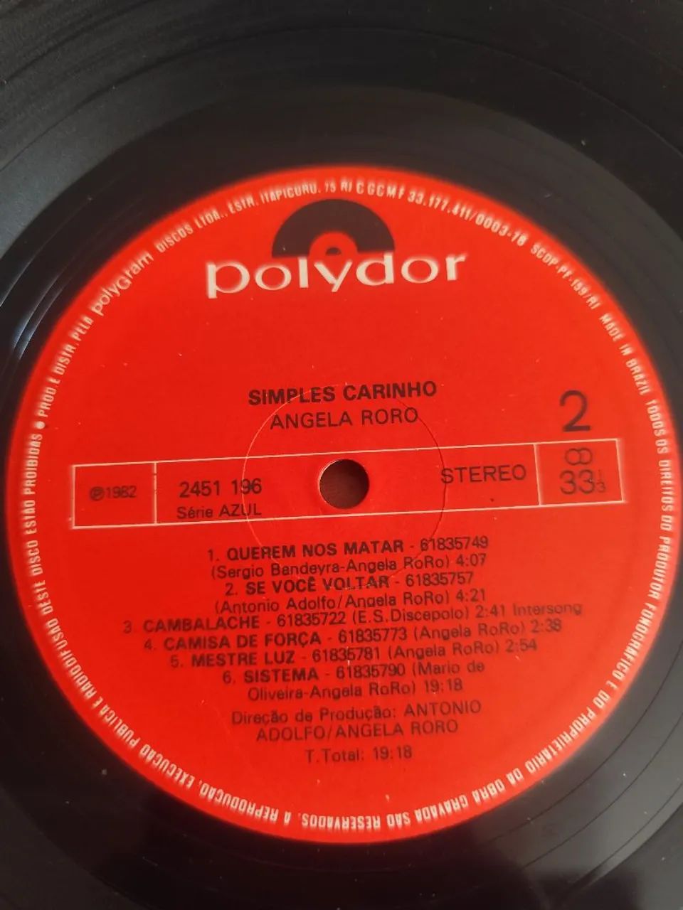 Disco de vinil (LP) Angela Roro - Simples Carinho - Foto 4