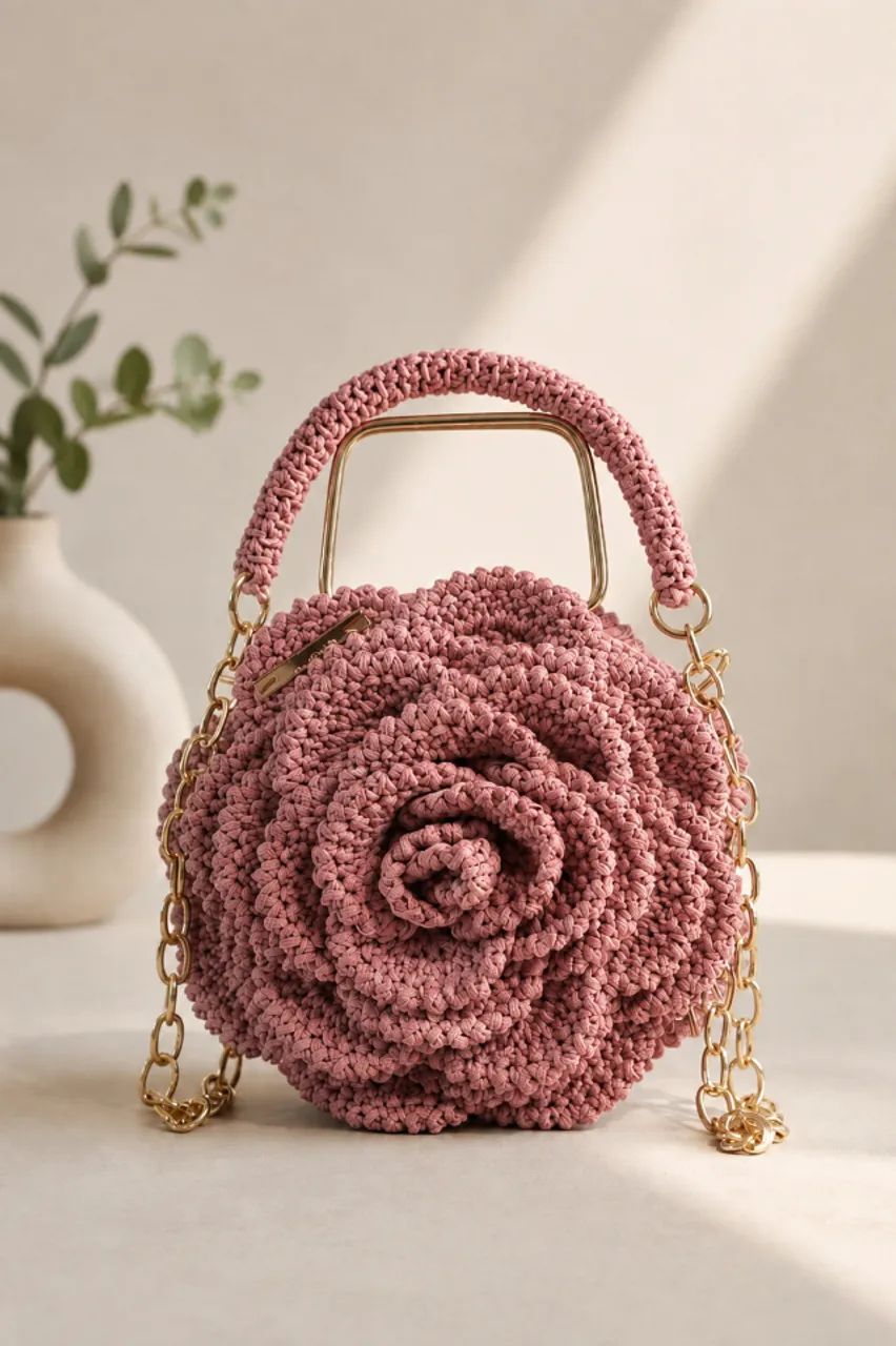 BOLSA DE CROCHÊ  - Foto 4