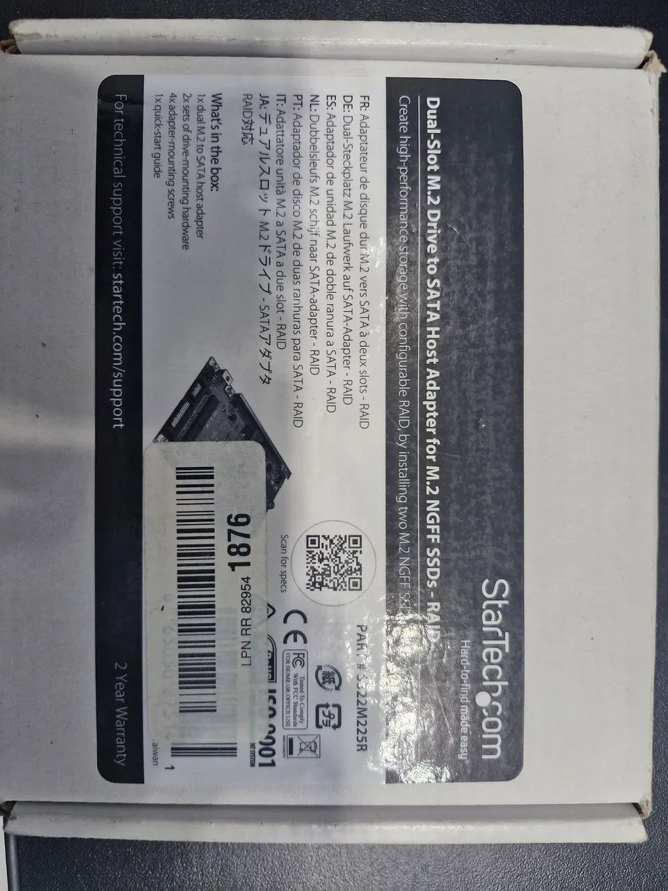 Case dual slot SDD M.2 (RAIS 1/0) 02 SSD em RAID - Foto 2