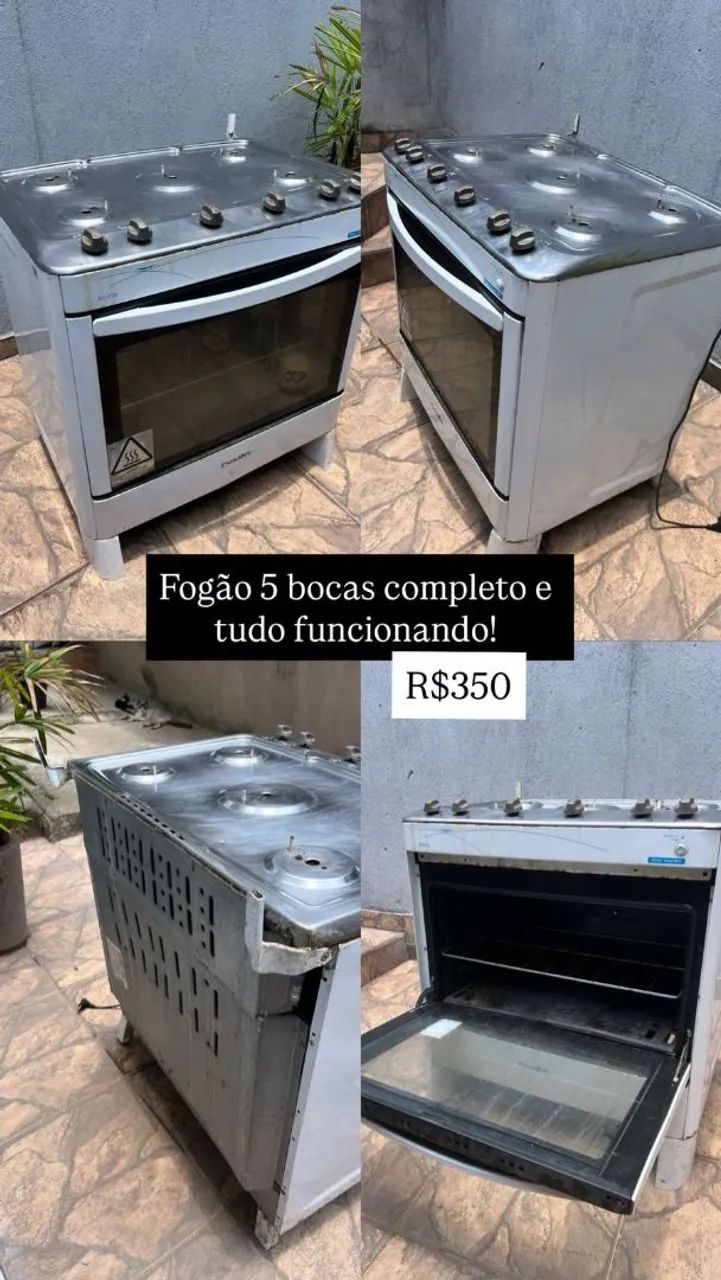 Fogão 5 bocas 