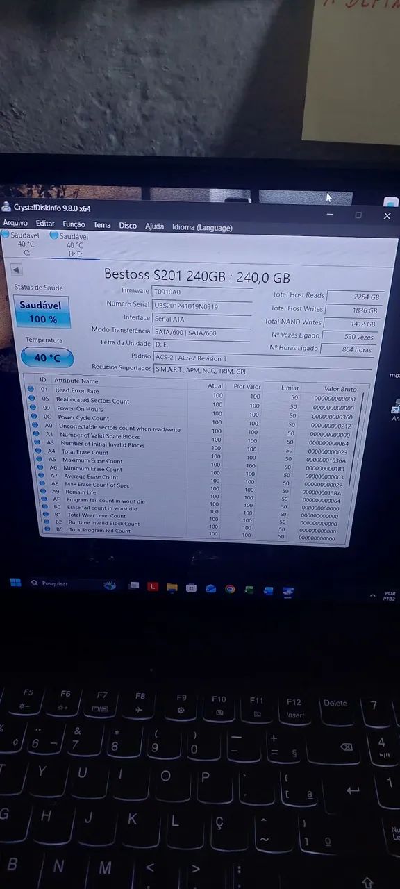 Ssd 240gb muito bom - Foto 3