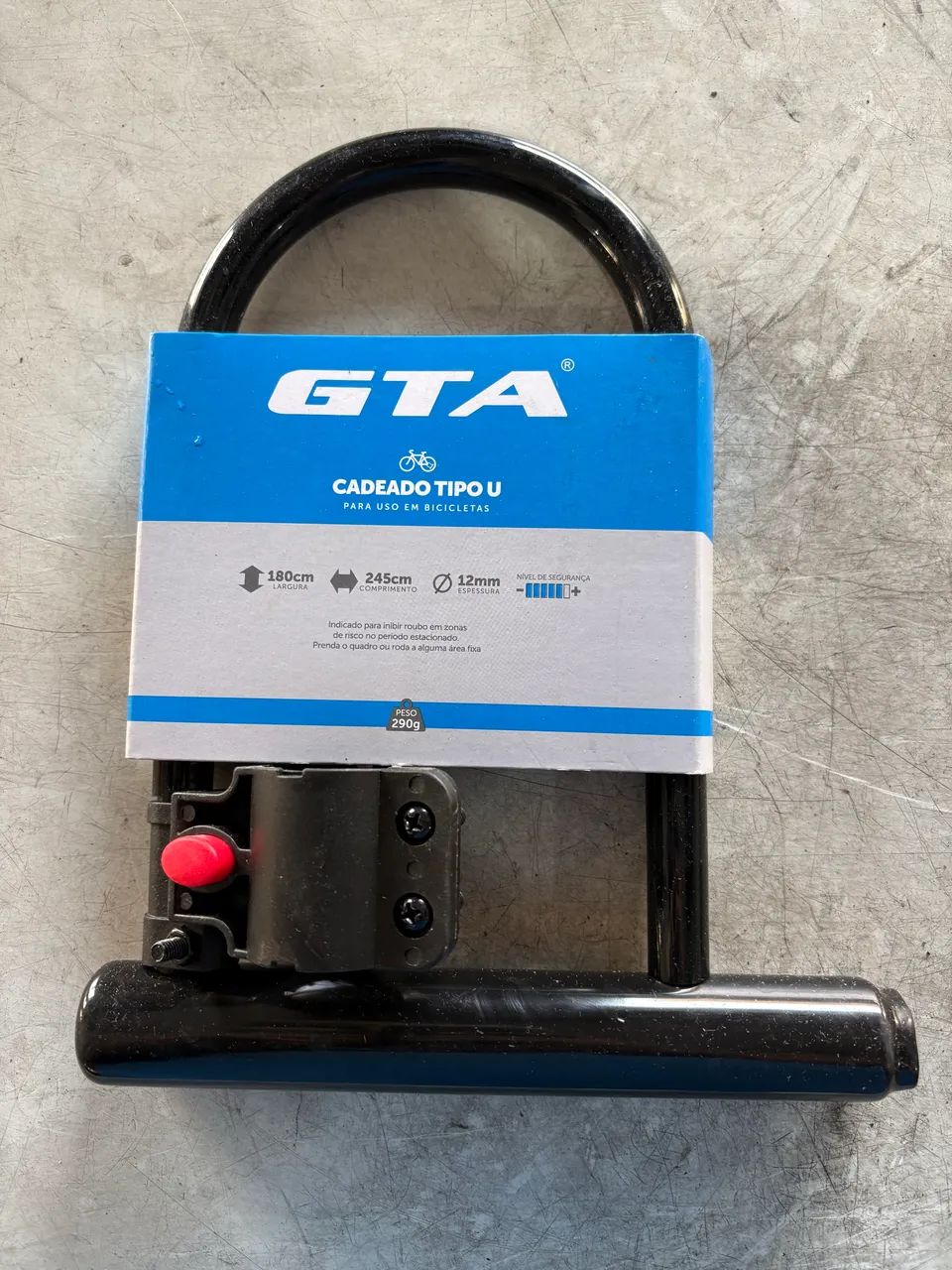 Cadeado Trava U - Lock para Bicicleta Elétrica 